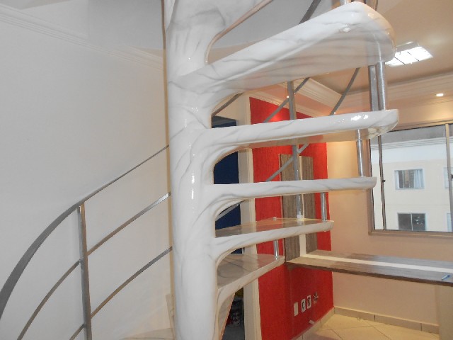 Foto 1 - escada marmorizada - acabamento