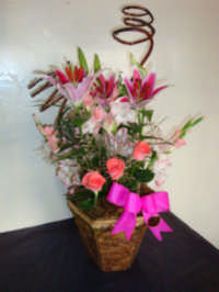 Foto 1 - flores e cestas, cestas de caf da manh