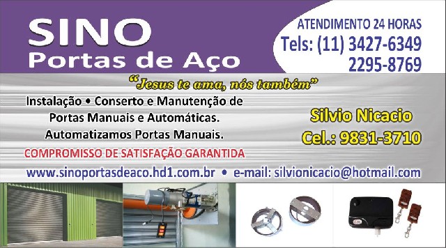 Conserto emanutenção de portas de aço