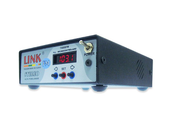Foto 1 - Link fm tx850fm transmissor de audio stereo